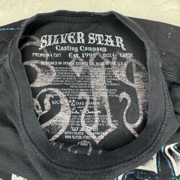 Silver Star Graphic T-Shirt - Picture 4 of 7